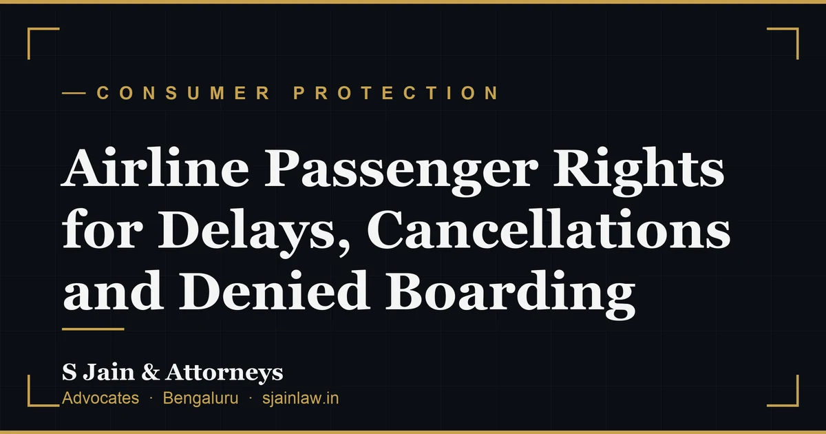 Airline Passenger Rights for Delays, Cancellations and Denied Boarding
