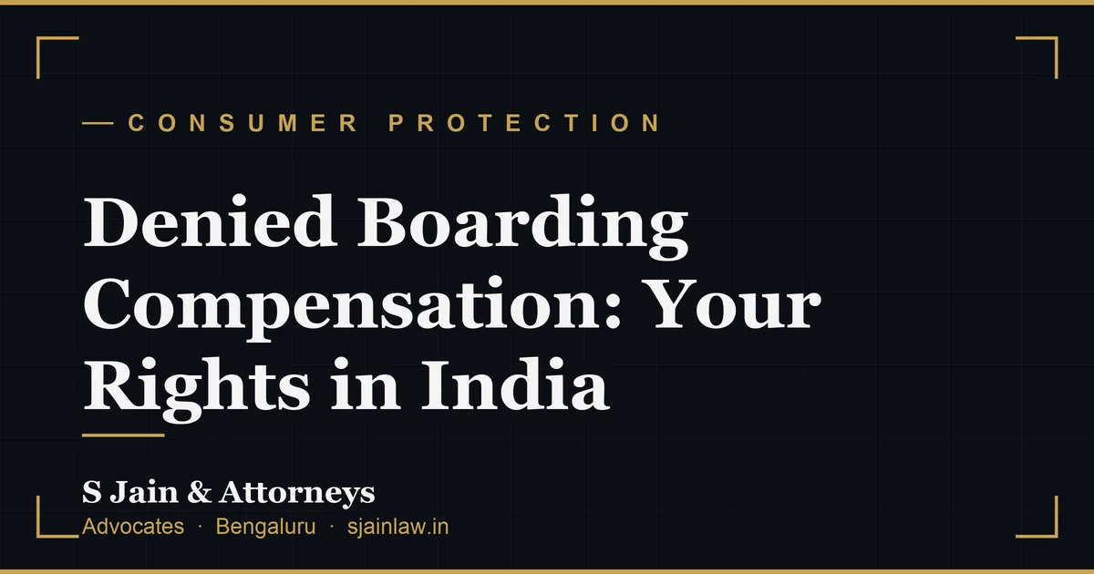 Denied Boarding Compensation: Your Rights in India