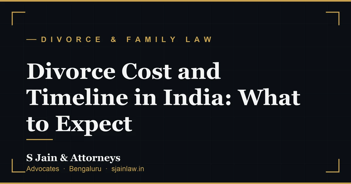 Divorce Cost and Timeline in India: What to Expect