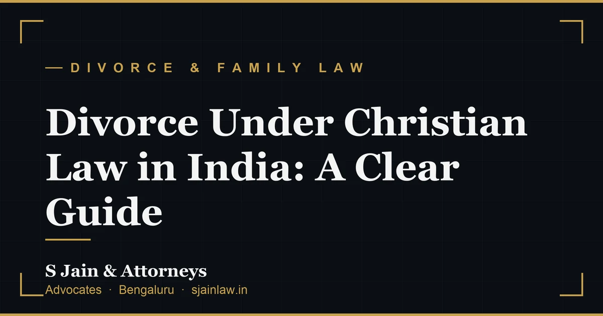 Divorce Under Christian Law in India: A Clear Guide