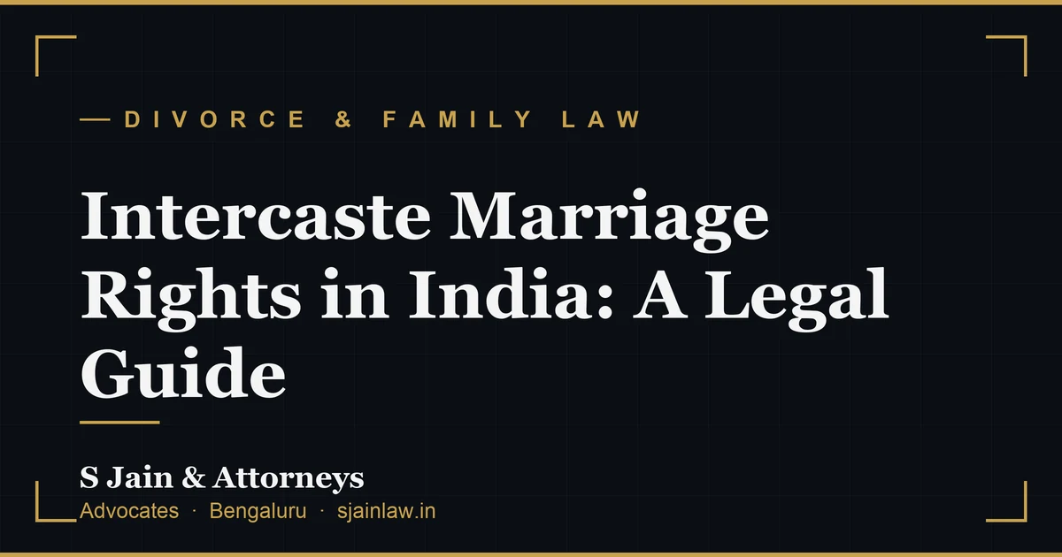 Intercaste Marriage Rights in India: A Legal Guide