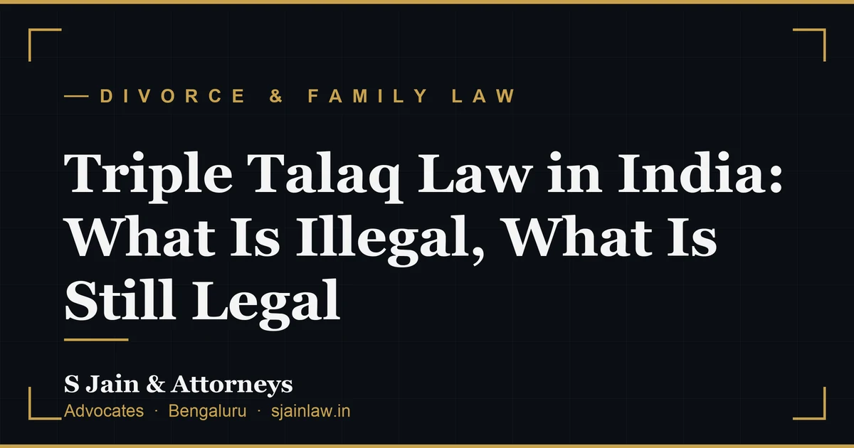 Triple Talaq Law in India: What Is Illegal, What Is Still Legal