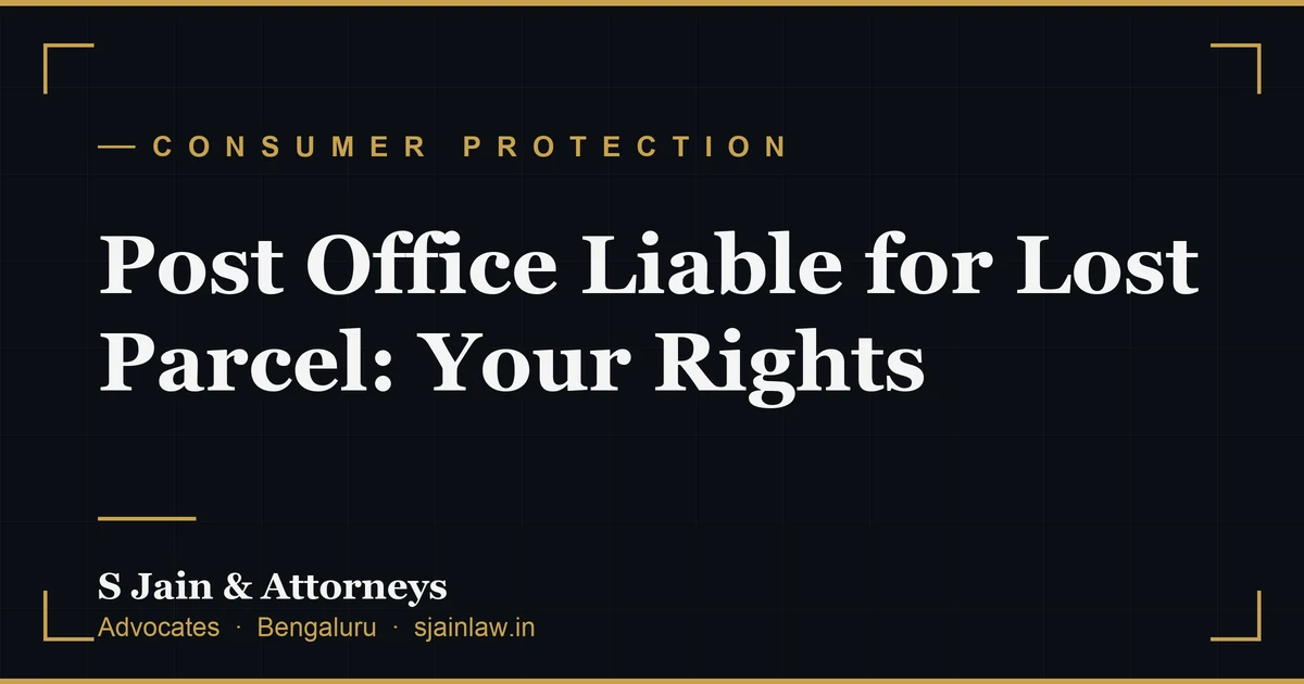Post Office Liable for Lost Parcel: Your Rights