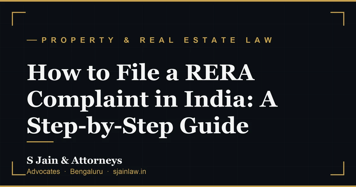 How to File a RERA Complaint in India: A Step-by-Step Guide