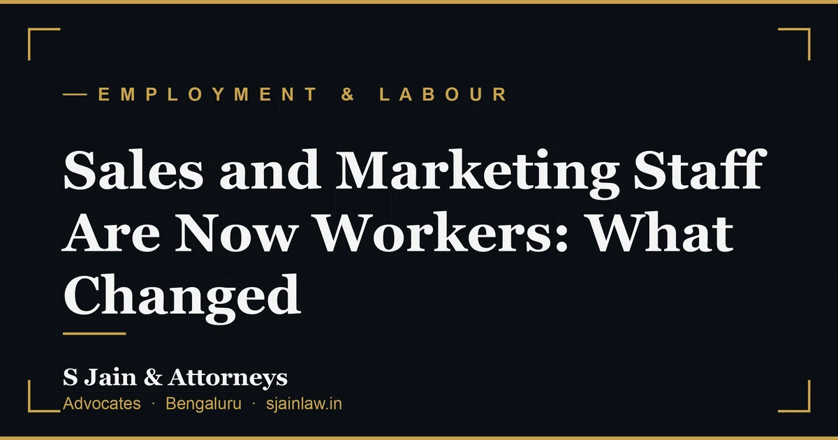 Sales and Marketing Staff Are Now Workers: What Changed